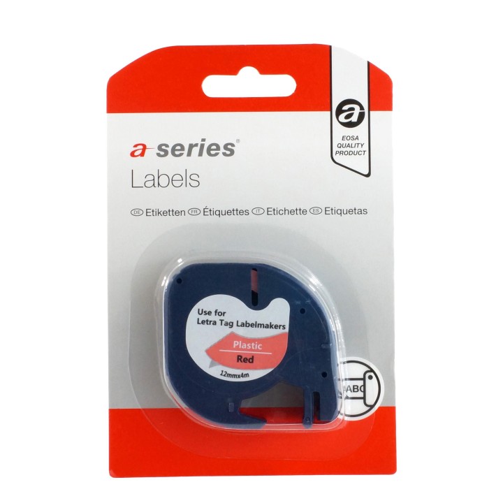 cinta a-series comp letratag 12mm ng/rj 91203