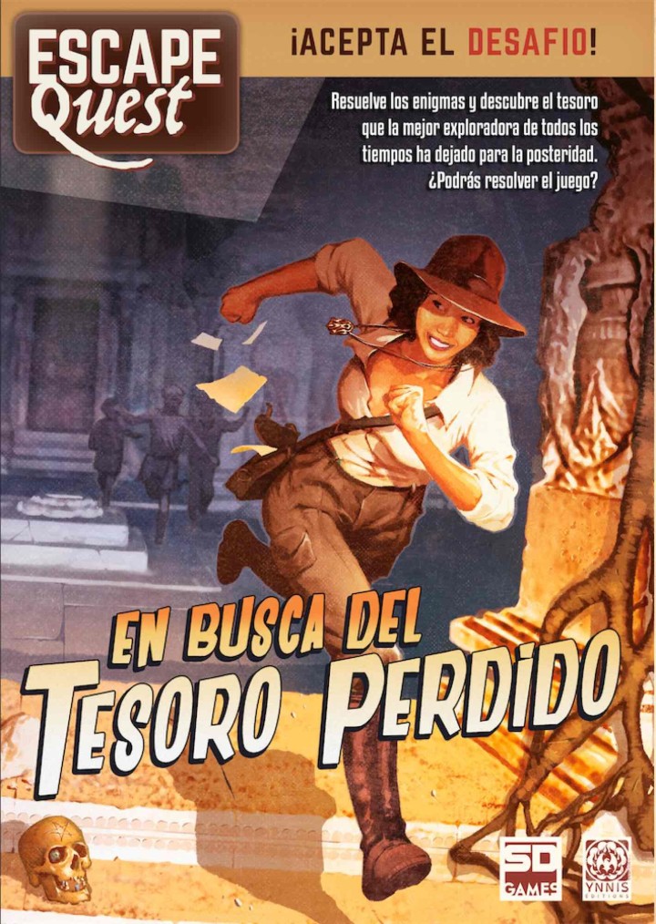 sd games juego de mesa escape quest 1: en busca del tesoro perdido formato libro pegi 12