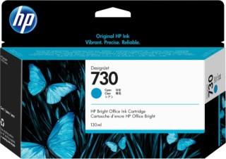 hp cartucho de tinta designjet 730 cian de 130 ml