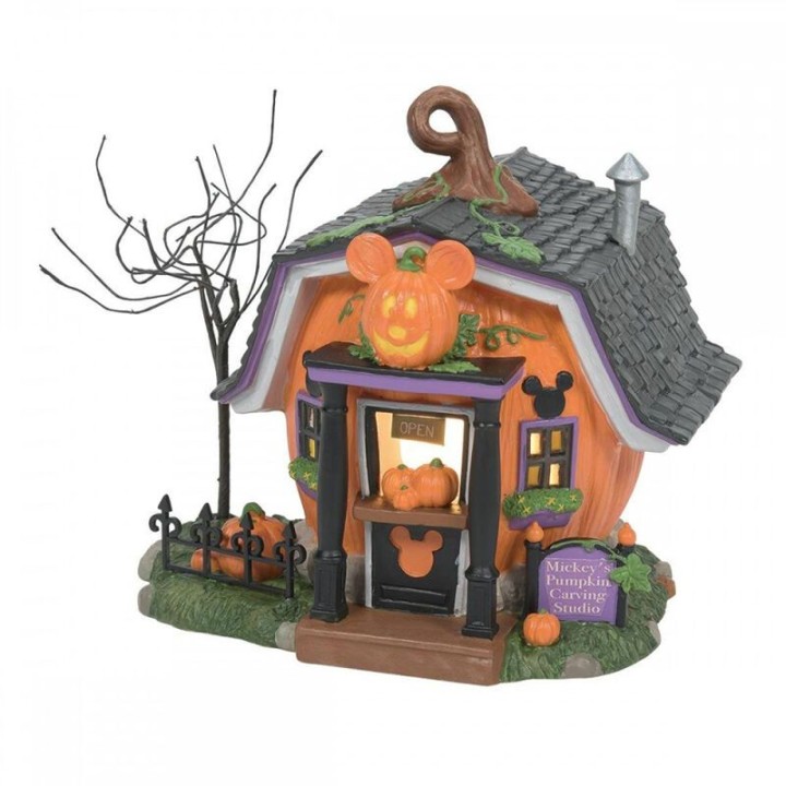 enesco figura decorativa enesco disney mickey estudio calabazas