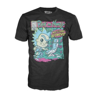 funko camiseta funko series tv rick & morty morty mind blowers 64530