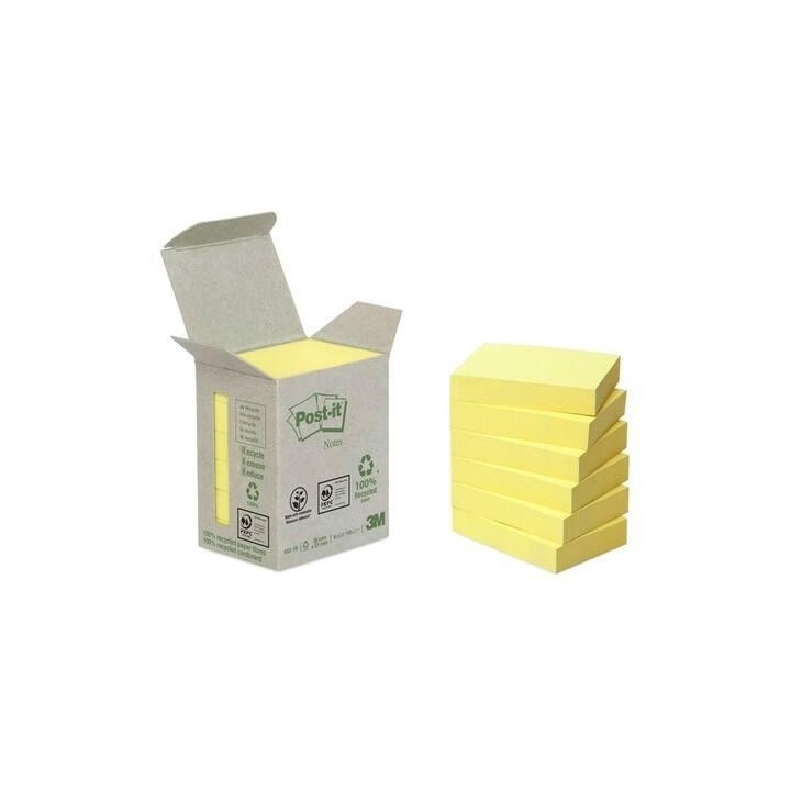 pack 6 bloc notas post-it 38x51mm amar eco