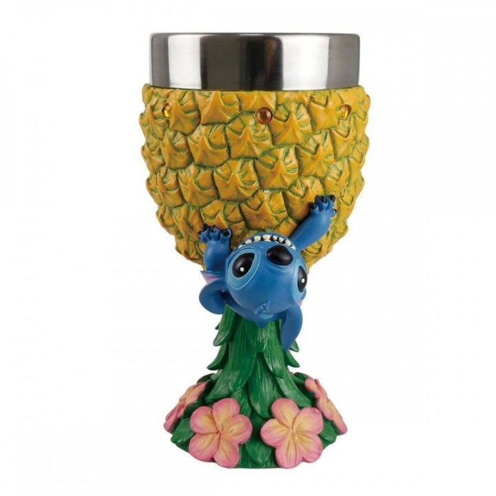 enesco c?liz decorativo enesco disney stitch pi?a
