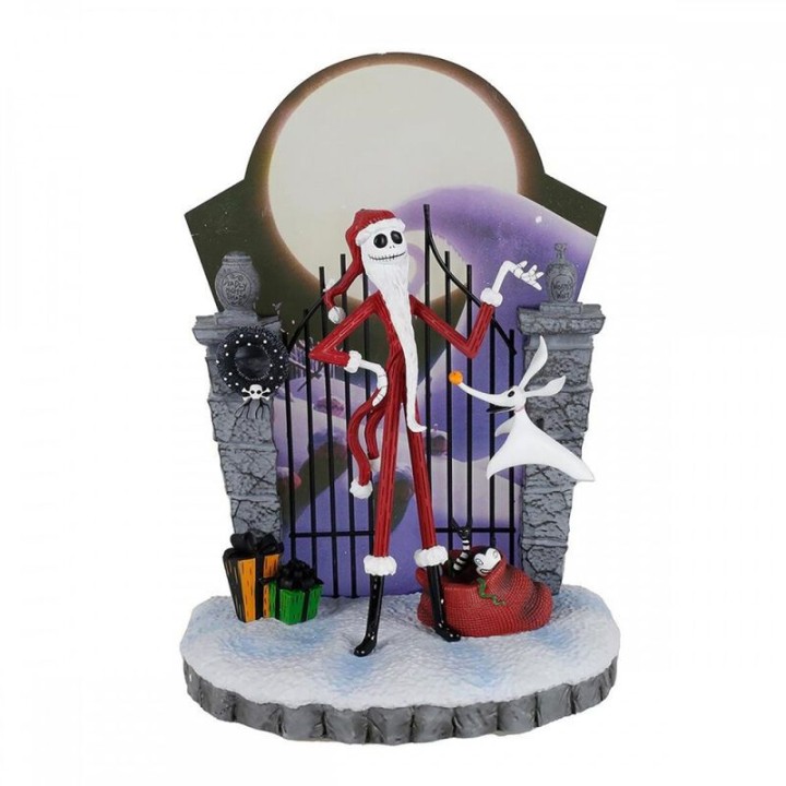 enesco figura decorativa enesco disney pesadilla antes de navidad santa jack