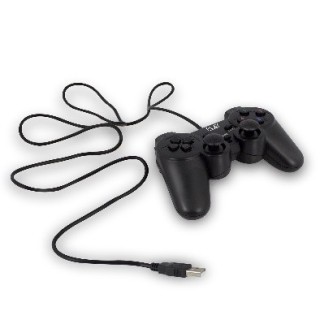 play pl3330 mando y volante gamepad pc analogico/digital usb 2.0 negro