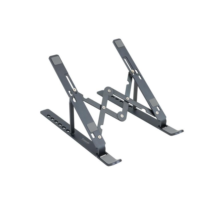 tooq soporte - base elevador tooq para portatil tablets libros gris