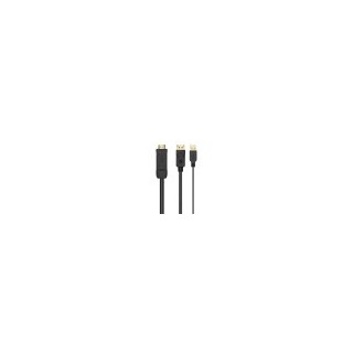 cable conversor aisens activo hdmi a/m displayport v1.2/m 1.8m