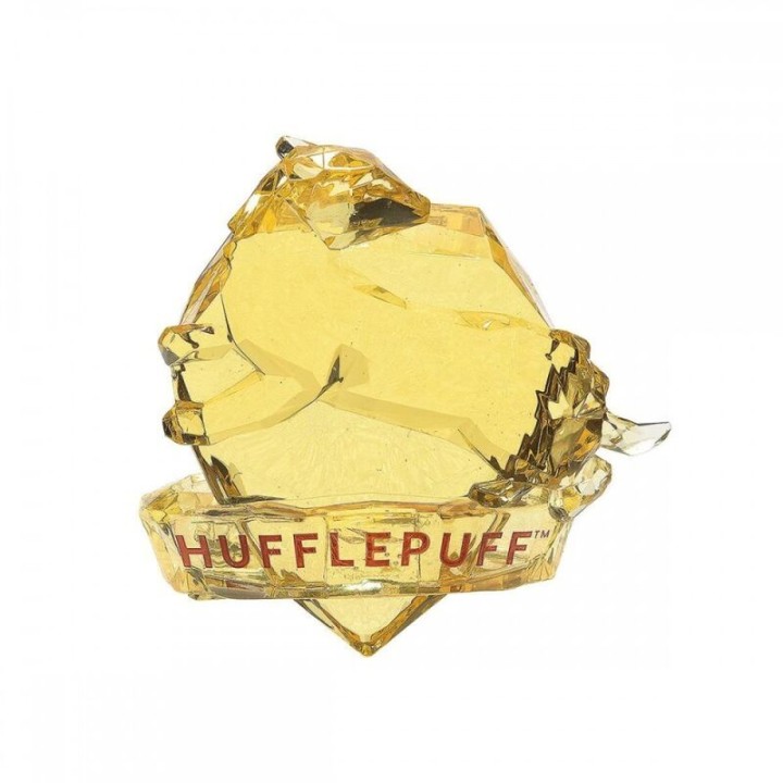 enesco figura decorativa acr?lica enesco harry potter hufflepuff