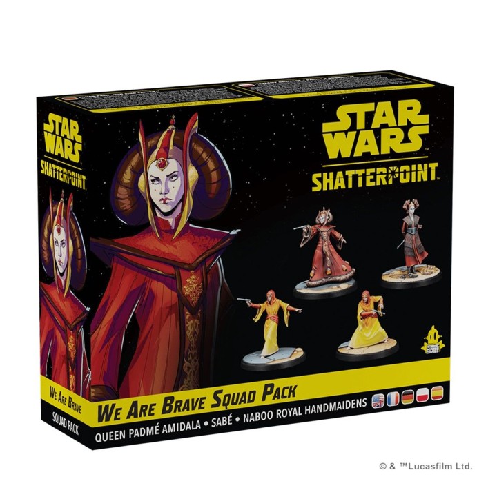 juegos juego de mesa star wars shatterpoint we are brave squad pack edad recomendada 14 a?os