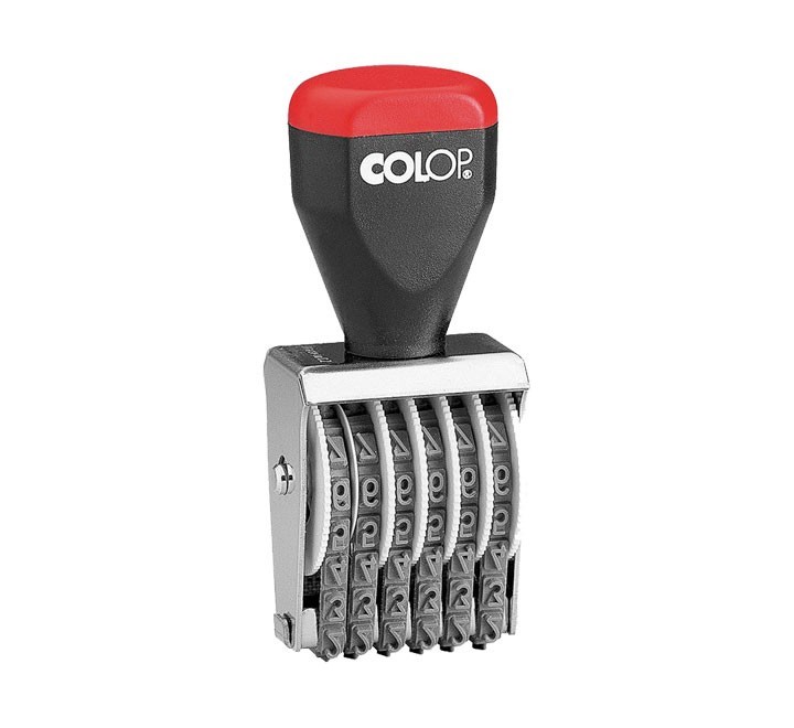 numerador manual colop 4mm/6bandas numc10.0406