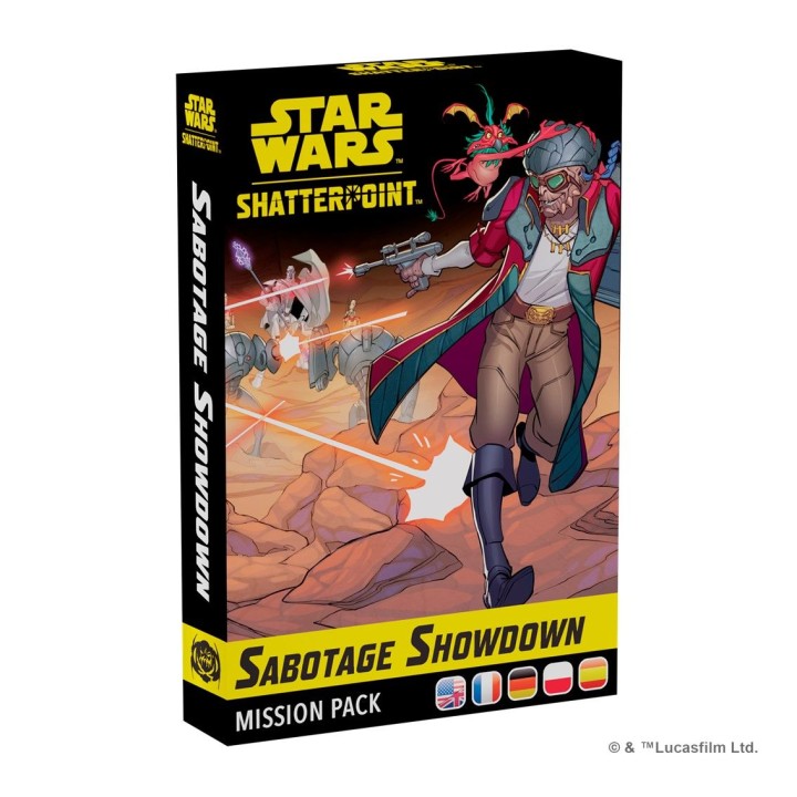 juegos juego de mesa star wars shatterpoint sabotage showdown mission pack edad recomendada 14 a?os