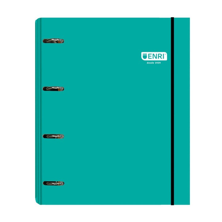 carpeta con recambio 5 enri verde azulado