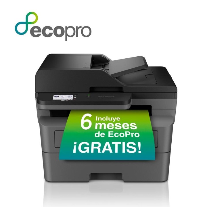 brother multifuncion laser brother mfcl2860dwe monocromo - wifi - duplex - fax