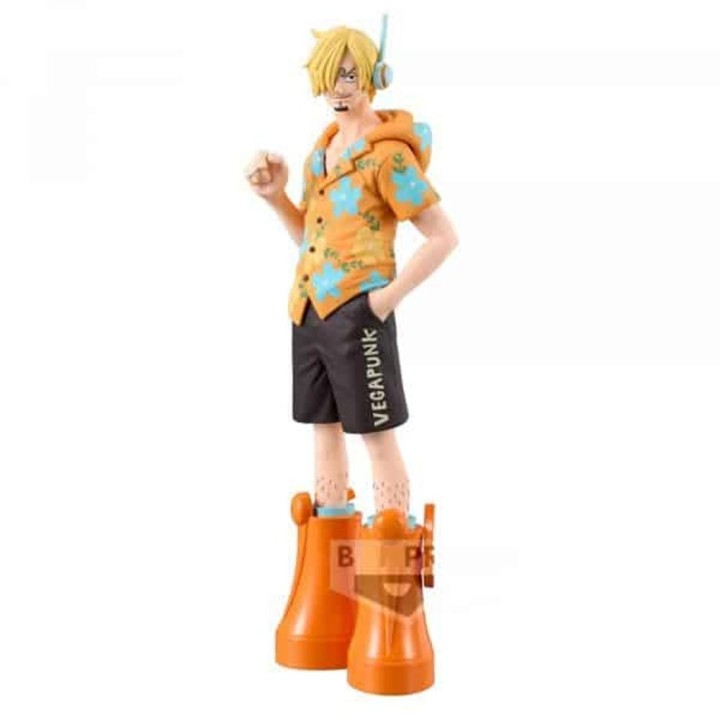 banpresto figura banpresto one piece dxf the grandline series egg head sanji 17cm