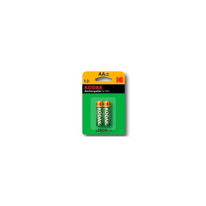 kodak blister pilas kodak recargables ni - mh aa lr6 2600 mah - blister 2 pilas