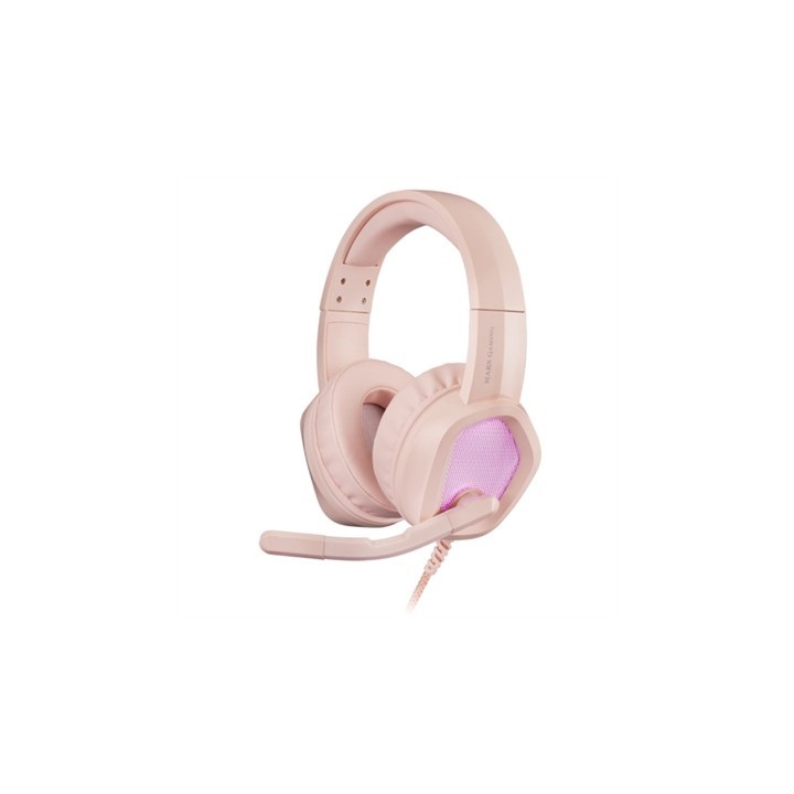mars gaming auriculares mars gaming mh320 rosa jack 3.5mm + usb con microfono compatible con windows