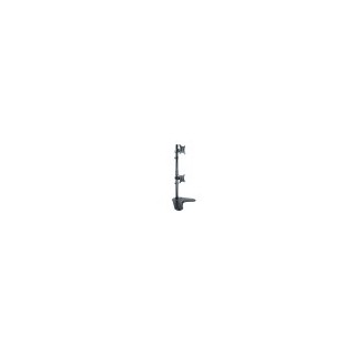 soporte mesa tooq 2 pantallas verticales 17-32 negro