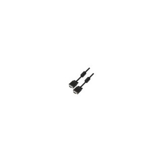cable aisens svga con ferrita hdb15/m-hdb15/m negro 6.0m