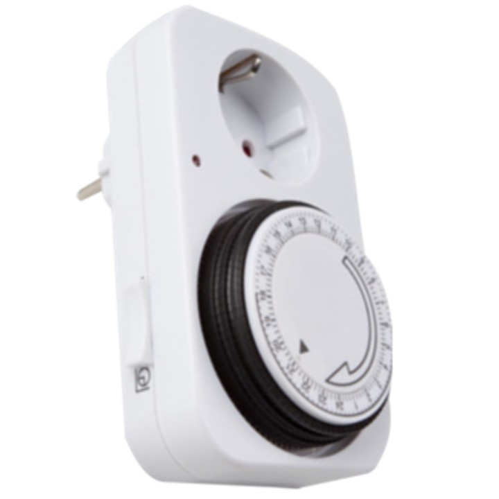 silver programador silver electronic anal?gico -  24 horas -  3600w -  250v -  16a -  50hz -  ip 20