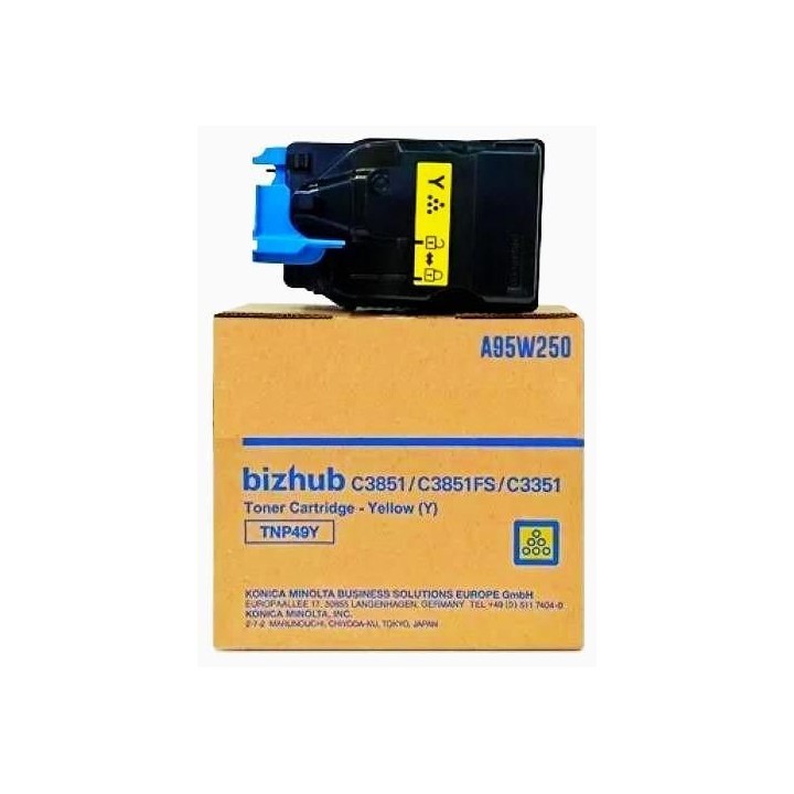 toner minolta original c3351 amarillo