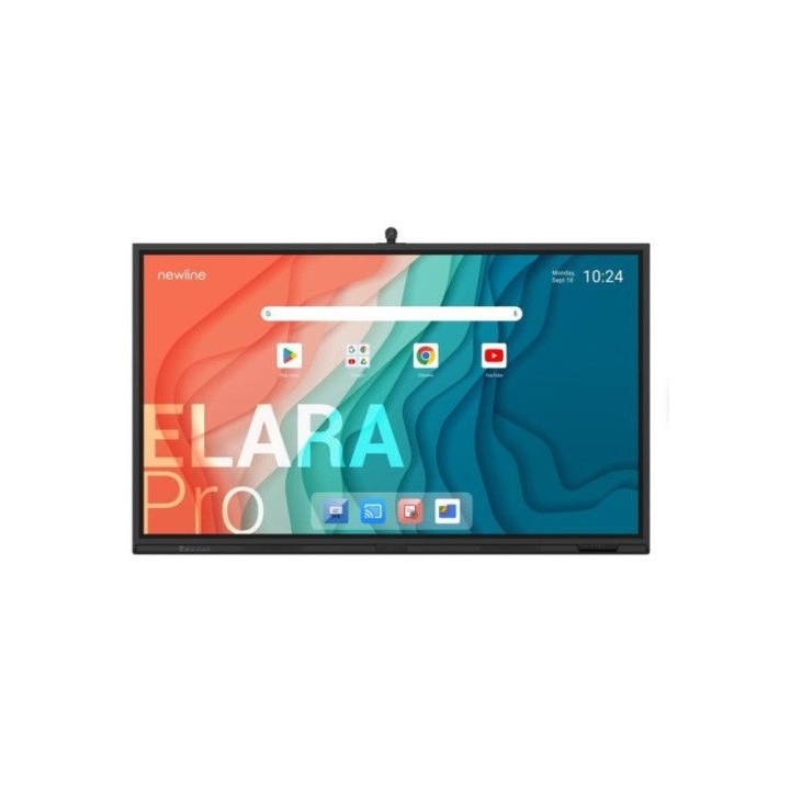 newline monitor internativo elara pro (tt-7523qca+) 75, android 13, google edla, camara 4k, 8 mic, m