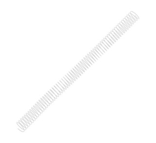 pack 100 espirales fellowes met. blanco 22mm