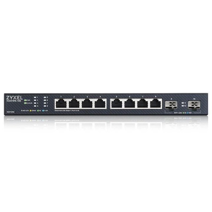 zyxel xmg1915-10e smart switch 8x2.5gbe 2xsfp+