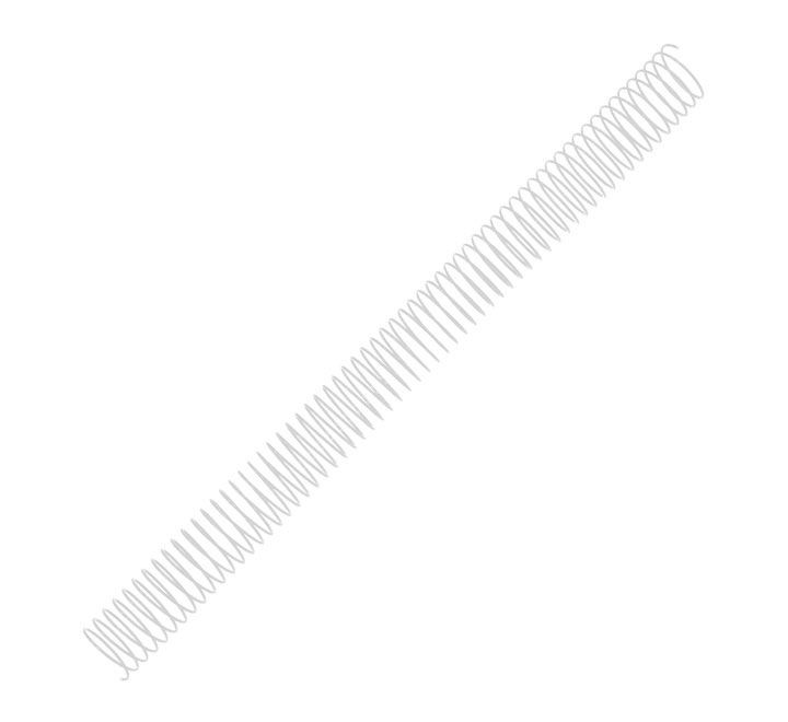 pack 50 espirales fellowes met. blanco 26mm