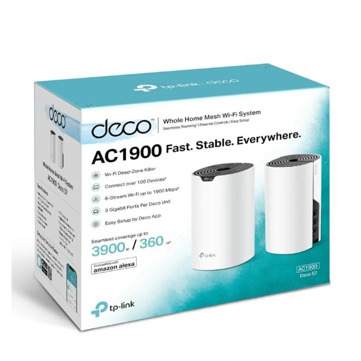 tp-link deco s7(2-pack) ap ac1900 wifi mesh