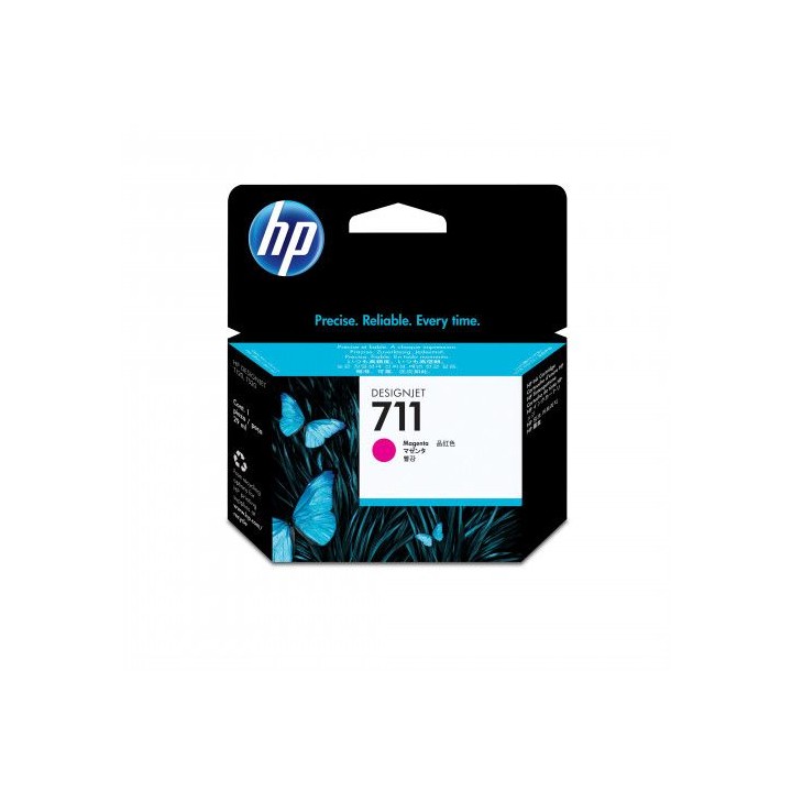 hp 711 cartucho de tinta hp711 magenta (cz131a)
