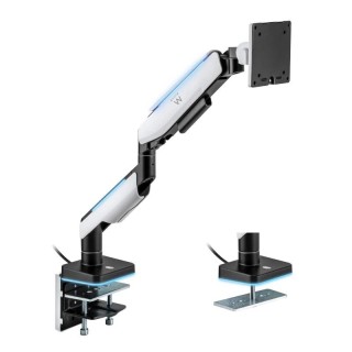 ewent ew1509 soporte monitor 0-49 con luces rgb