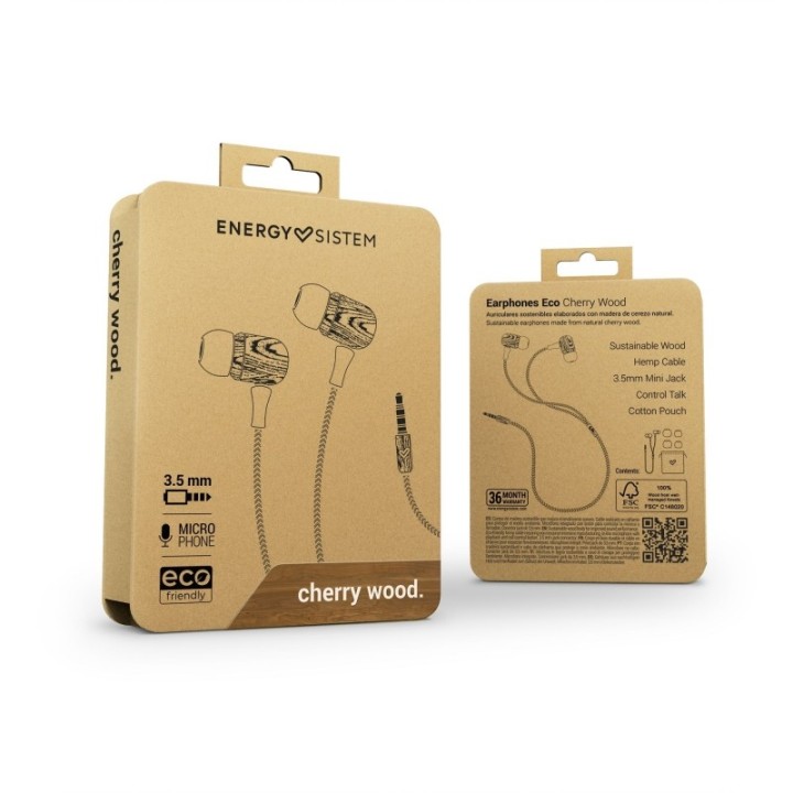 energy auricular eco cherry wood