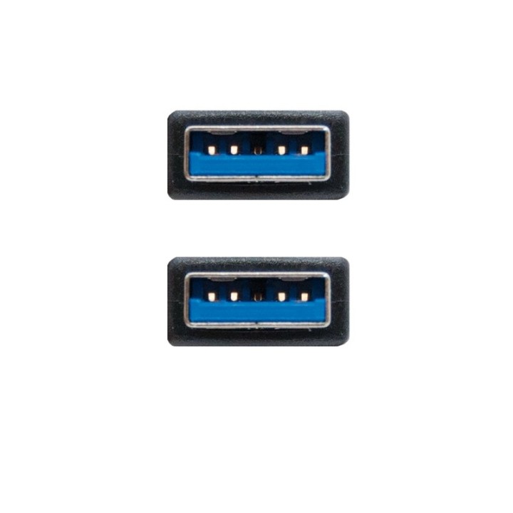 nanocable cable usb 3.0, tipo a/m-a/m, negro, 1m
