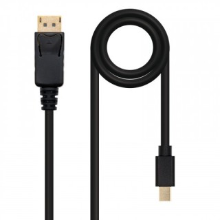 nanocable displayport, 2m mini displayport negro
