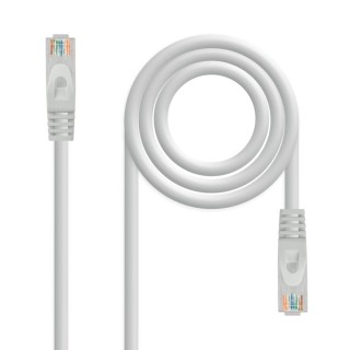 nanocable latiguillo cable red lszh - utp cat.6a rj45 nanocable 0.5m gris
