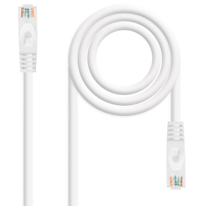 nanocable latiguillo cat. 6a lszh/utp 3 m blanco