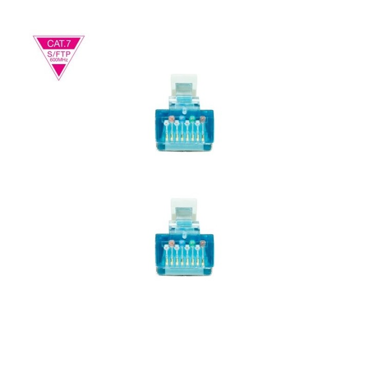 nanocable latiguillo cat. 7 lszh/sftp 2 m gris