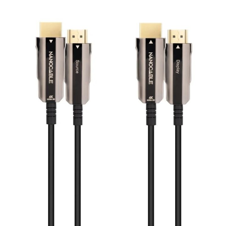 nanocable cable hdmi v2.0 aoc 4k@60hz 18gbp 20 m