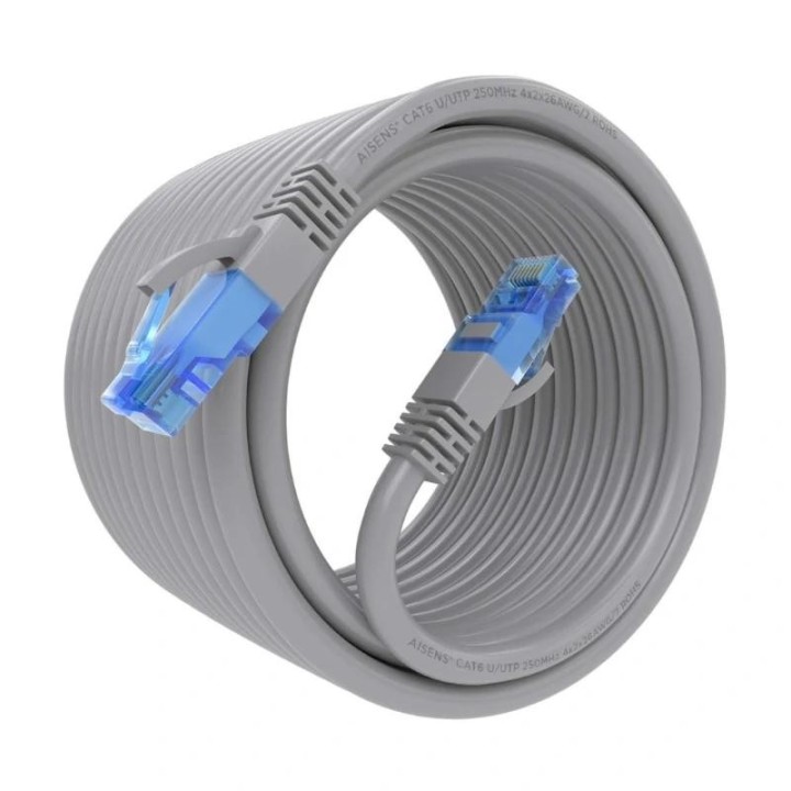 aisens cable rj45 cat.6 utp awg26 cca gris 7.5m