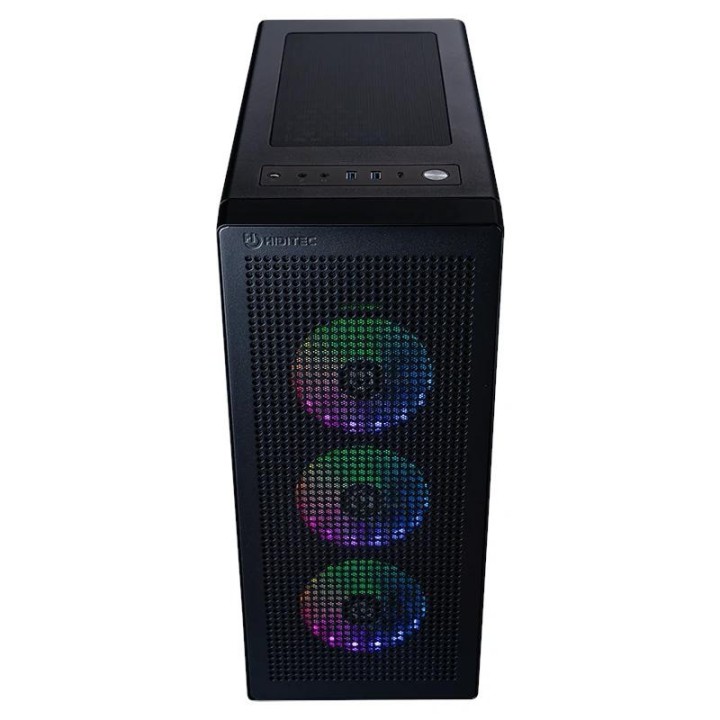 hiditec semitorre gaming h1 air argb usb-c