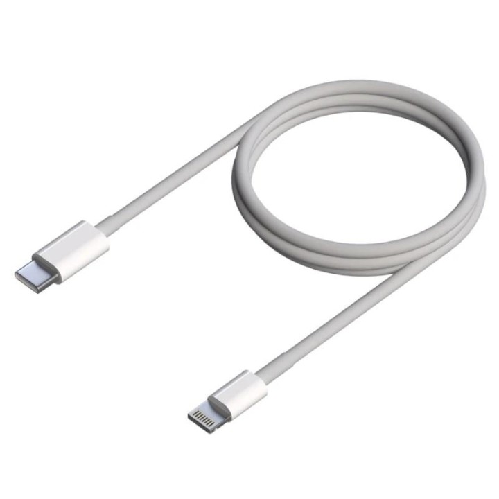 aisens cable lightning-m a usb-c 2.0-m blanco 0.5m
