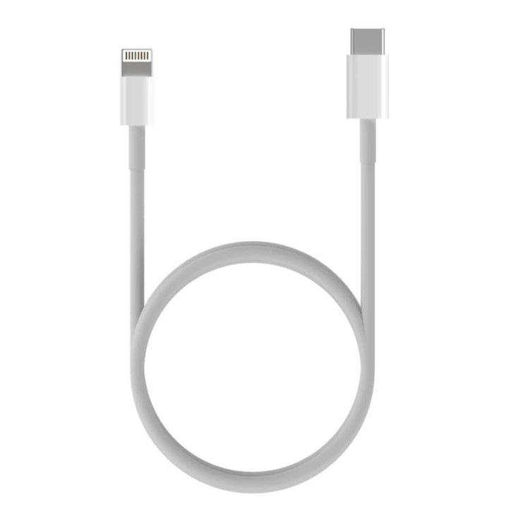 aisens cable lightning-m a usb-c 2.0-m blanco 0.5m
