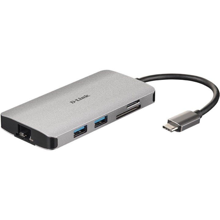 d - link hub d - link dub - m810 3 usb 3.0 hdmi rj45 usb tipo c lector sd microsd
