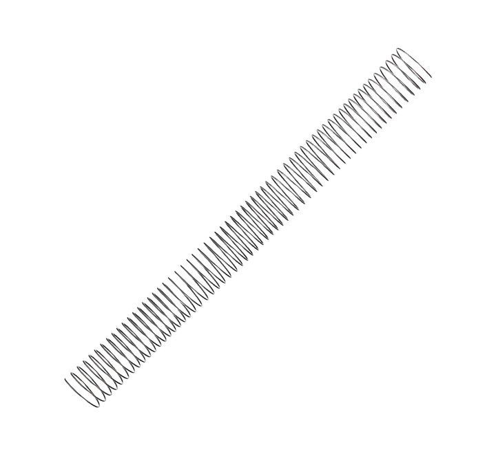 pack 50 espirales fellowes met. plata 30mm