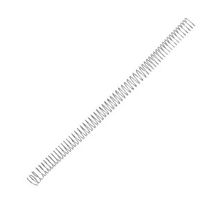 pack 100 espirales fellowes met. plata 18mm
