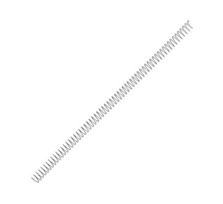 pack 100 espirales fellowes met. plata 12mm