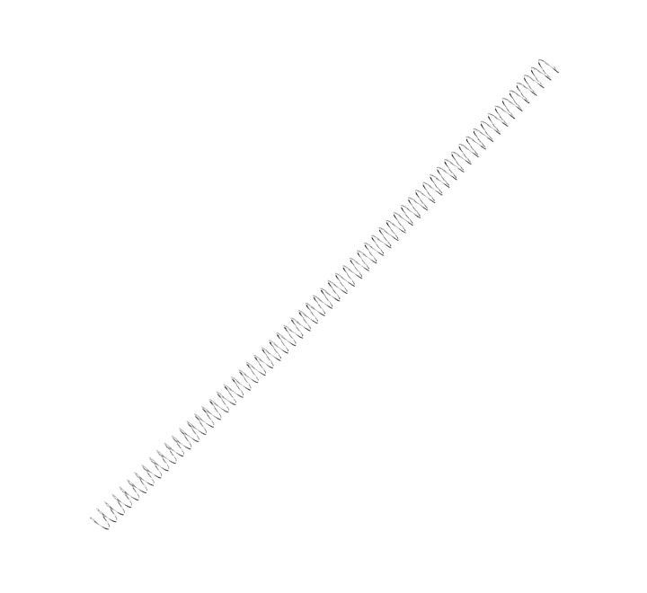 pack 100 espirales fellowes met. plata 10mm