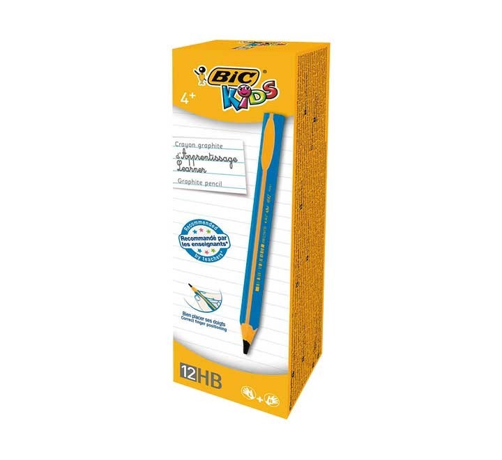 lapiz grafito bic kids hb iniciacion azul