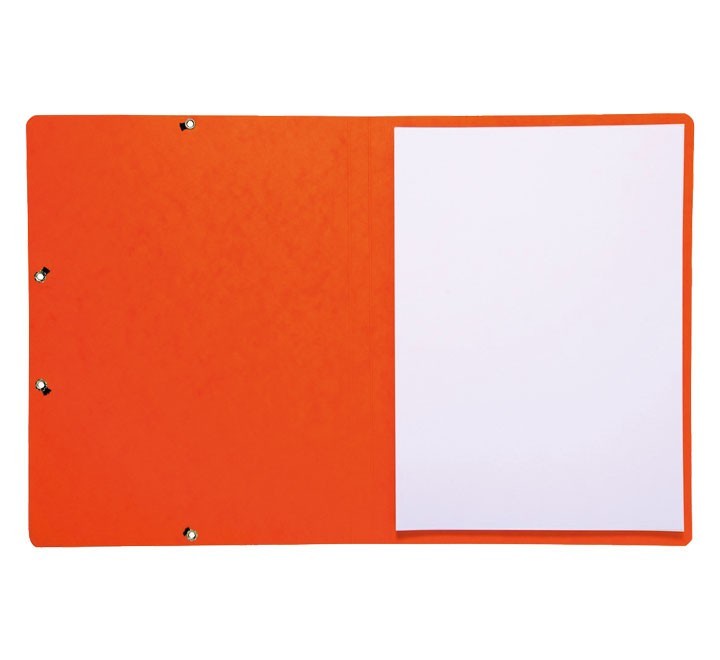 carpeta exacompta gomas sin solapas naranja
