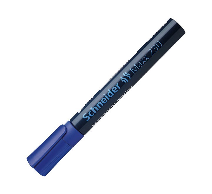 marcador perm. schneider maxx 230 azul 123003